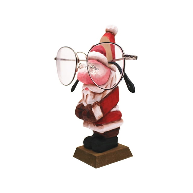 Xihbxyly Expositor de Gafas con Forma de Animal, Marco de Madera Tallado a Mano, Diseño Compacto, Elegante Organizador de Gafas de Sol, Idea de Regalo Única, Decoración para El Hogar y La Oficina, Pe