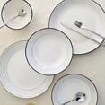 thumbnail image 3 of Earth & Clay Zeke 12-Piece Dinnerware Set Earthenware, Grey, 3 of 8