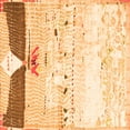 thumbnail image 1 of Ahgly Company Indoor Square Persian Orange Traditional Area Rugs, 5' Square, 1 of 1