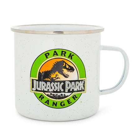 Jurassic Park Ranger 21-Ounce Enamel Camper Mug