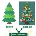 thumbnail image 6 of 3.3 FT DIY Felt Christmas Tree Set with 36 Ornaments for Kids Toddlers,Xmas Gifts with Storage Bag,New Year Door Wall Hanging Decorations, 6 of 9