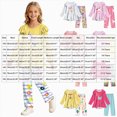 thumbnail image 4 of KPOPLK 2-11 Years Little's Girl Clothes Fall Winter Toddler Outfits for Girls Long Sleeve Ruffle Sweatshirt Pant Clothing Set,Size 2-3 Years, 4 of 8