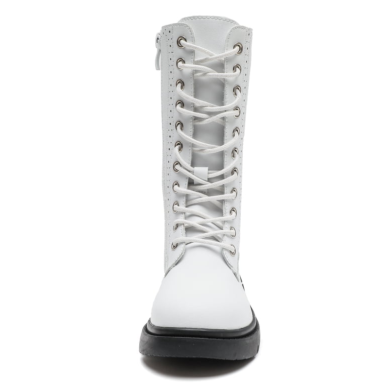 Botte Enfant Bottes Fille DADAWEN Hautes Jusqu'au Genou - Cuir Extérieur - Semelle Caoutchouc - Style équitation Chaussures Montantes Hiver Botte Enfant Bottes Fille DADAWEN Hautes Jusqu'au Genou - Cuir Extérieur - Semelle Caoutchouc - Style équitation Chaussures Montantes Hiver