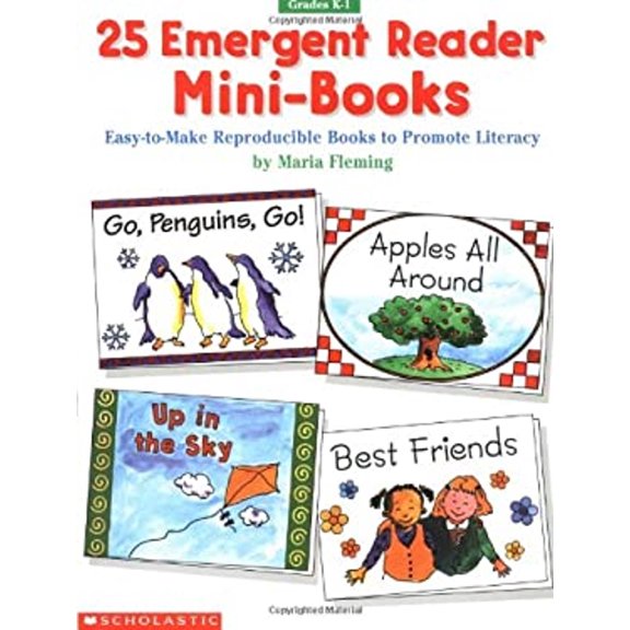 Pre-Owned 25 Emergent Reader Mini-Books: Eas-To-Make Reproducible Books to Promote Literacy (Paperback) by Professional Books, Maria Fleming