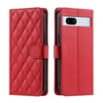 thumbnail image 2 of for Google Pixel 7a Wallet Case, Elegant PU Leather Shoulder Strap & Wrist Strap Kickstand Card Slots Magnetic Closure Full Body Protection Phone Case for Google Pixel 7a, Red, 2 of 8