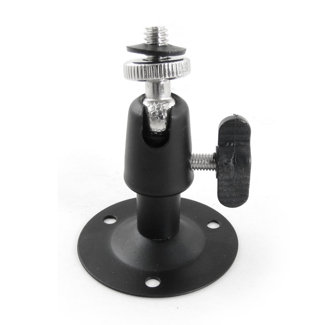 Unique Bargains Security Surveillance Metal CCTV Camera Bracket Stand 3" Height