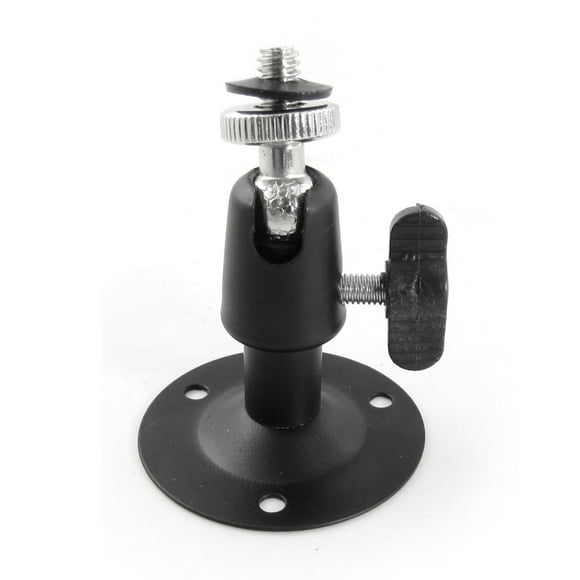Unique Bargains Security Surveillance Metal CCTV Camera Bracket Stand 3" Height