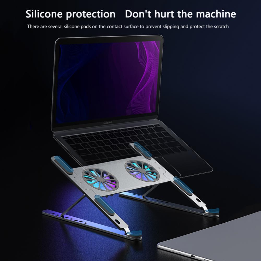 Leonard Laptop Stand for Desk, Height Adjustable up to 20" Sit to Stand