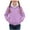 Purple, variant on Fleece Hoodie for Boys Fleece Jacket Zip Up Sherpa Lined Teenager Hooded Sweatshirts with Pocket Hooded Sweatshirt