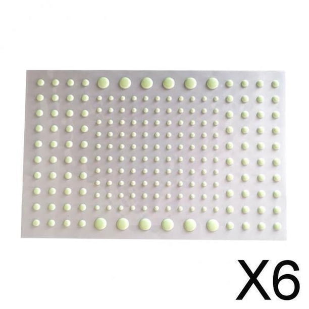 Calcomanías de Pared Soledad que Brillan en la Oscuridad Pegatina Fluorescente Luminosa para Techo y Pared 6 Piezas