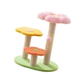 thumbnail image 4 of Tachiuwa Cat Scratch Post Vertical 3 Tiers Cute Kitten Cat Tree for Kittens Kitty Cat pink, 4 of 9