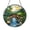 Acrylic 3.5 Inch, variant on Nature Garden Bridge Stained Glass Suncatcher, Decorative Window Hanging, Vibrant Stream and Bridge Window Art, Colorful Nature Scene Window Decor for Home or Garden, Scenic Outdoor Window Ornament
