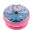 thumbnail image 2 of CNKOO Small Suction Clock  Wall Clock  Bathroom Suction   Refrigerator Clock  Living Room Clock - Blue  75x35mm, 2 of 7