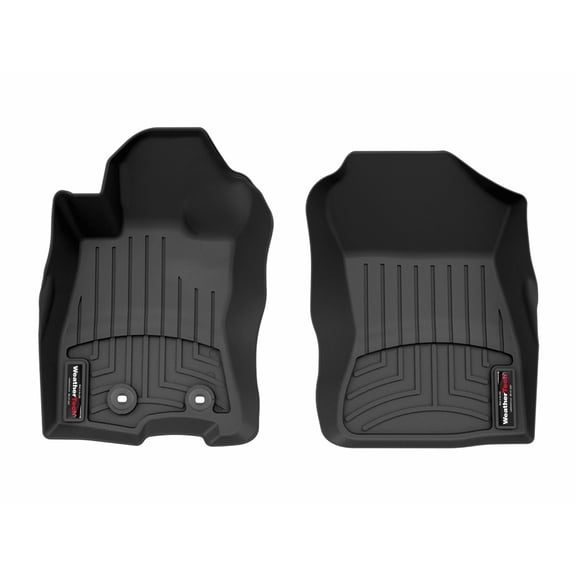 WeatherTech Custom Fit FloorLiners compatible with 2026-2026 Subaru Crosstrek Hybrid - 1st Row (Driver & Passenger), Black