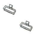 thumbnail image 1 of QualitChoice Pinces à Cheveux Mode Grand Style Simple Portable Ornements Géométriques pour la Saint-Valentin Barrettes pour Femmes Foncé/rectangle 2Set, 1 of 6
