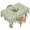 Sage Green, Celadon, variant on Marine Life Suqare Tablecloth - 54 x 54 Inch, Nautical Ocean Starfish Conch Shells Sage Green Waterproof Tablecloth, Washable Oil-proof Table Cover for Dining/Party/Wedding/Camping/Buffet
