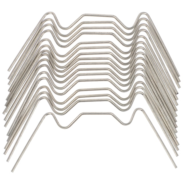 FRCOLOR Pince à Fil à Ressort pour Vitrage 50 Pcs Pinces pour Vitrage en Serre Pinces à Fil en Acier Inoxydable pour Fixation,3.15"X1.18"X0.08 Pouces