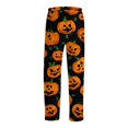 thumbnail image 5 of Satingcolo Men's Halloween Print Pajama Pants,Loose Fit Drawstring Halloween Sleepwear Drawstring Loungewear Halloween Gifts for Men, 5 of 6
