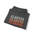 thumbnail image 4 of Albania Albanian Pride Retro 70s Hoodie, Gifts, Hooded Sweatshirt, 4 of 4