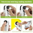 thumbnail image 6 of Mini Bag Sealer 400mAh Rechargeable Bag Sealer with Cutter Portable Heat Sealer Machine Labor Saving Bag Sealer Heat Seal Household Chip Bag Sealer for Plastic Bags Food Storage 11×3.7×4.5cm, 6 of 10