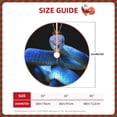thumbnail image 2 of Sikiie Blue Viper Snake Nativity Christmas Tree Skirt, Jesus Christian Winter Holiday Tree Mat Decoration(30-48IN)48", 2 of 6