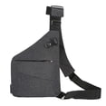 thumbnail image 4 of Mochila de moda Salvador bolso de mano bolso de pecho bolso bandolera mochila de hombro bandolera Gris derecho, 4 of 10