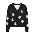 thumbnail image 4 of Puntoco Chaqueta Informal Con Botones Y Estampado De Moda Para Mujer, 4 of 5