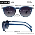 thumbnail image 3 of Joopin Small Acetate Polarized Sunglasses for Women and Men, Retro Round UV400 Protection Sun Glasses, 3 of 9