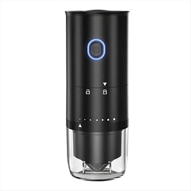 Molinillo de Café para Uso Doméstico en Exteriores, Tapa Desmontable, Grosor Ajustable para Añadir Granos, Molinillo de Café Eléctrico, A