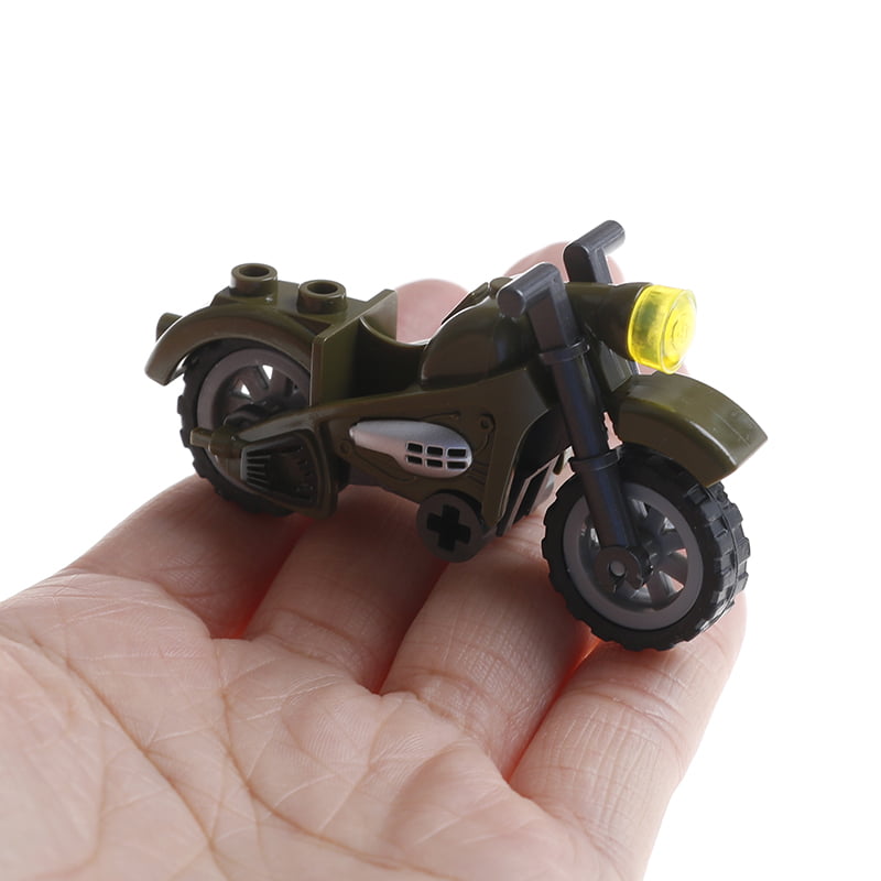 Field war mini 2 rounds arms motorcycle model compatible legoinglys building *RZ 