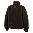 thumbnail image 3 of Women's WEAR by Erin Andrews Black Kansas City Chiefs Polar Fleece Half-Zip Jacket, 3 of 5