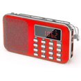 thumbnail image 1 of Mini Portable Radio Fm Pocket Radio With Led Flashlight, Digital Radio, 1 of 4