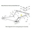 thumbnail image 1 of Carefree RV Awning Arm R001787-005 For Use With Latitude Patio Awnings; Electric; Motor Side; White; Single, 1 of 2