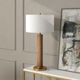thumbnail image 2 of Henn&Hart 29" Lampe de Table Moderne en Métal avec Accent en Laiton Brun/or, 2 of 3