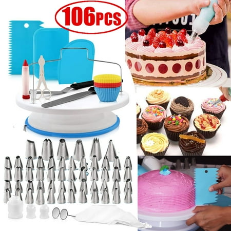 106 Pieces Cake Decorating Supplies Professional Cupcake Baking Kit Tools Set Walmart Canada