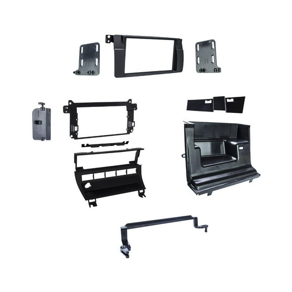 Metra 95-9312B Aftermarket Radio Installation Kit For 1999-2006 Bmw 3-Series W/ 5 Switch (Black)