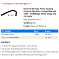 thumbnail image 2 of Reservoir To Pump Power Steering Reservoir Line Hose - Compatible with 2007 - 2013 Nissan Altima Coupe 2.5L 4-Cylinder 2008 2009 2010 2011 2012, 2 of 2