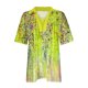 thumbnail image 5 of Tops Cortos para las Mujeres Blusas Impresas Manga Corta Turndown Collar Camiseta, Tops de Blusa para las Mujeres Casual, 5 of 5