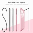 thumbnail image 6 of DTTOCASE Case for iPad Mini 4 5 3 2 1,Clear Slim 7.9 inch Cover- Pink, 6 of 6