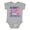 AC-Heather Grey, variant on Mommys Little Firecracker with Rocket and Fireworks Boys or Girls Baby Bodysuit