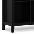 thumbnail image 3 of Artisan 48 inch x 57 inch Solid Wood Transitional 12 Cube Storage in Black, 3 of 12