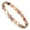 Rose Gold, variant on Leaf-like 4-in-1 Magnet Bracelet Radiation Protection
