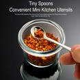 thumbnail image 2 of Shoreew Tiny Spoons Mini Stainless Steel Spoons Food Grade Seasoning Spoon for Powder Spices Pepper Sugar Coffee Versatile Kitchen Tool, 2 of 7