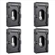 thumbnail image 1 of 4X Placa Adaptadora de Batería NP-F para Abrazadera de Cámara para Baterías Tipo NP-F de Puerto de Salida de 12 V/7,4 V Indicador LED de Batería Baja, 1 of 5