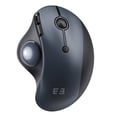 thumbnail image 1 of CHUANK Wireless Trackball Mouse Ergonomic Bluetooth Rollerball Mouse Rechargeable Computer Laptop Mouse Black, 1 of 2