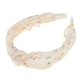 thumbnail image 4 of Unique Bargains 1 Pc Cute Chinese Style Printed Knotted Headband Headbands for Women Beige, 4 of 5