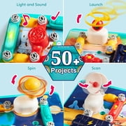 Klever Kits Electronic Circuits Toys 50+ Projects with Electronic Drill, Space-Themed STEM Educational Toy Science Kits for Kids Aged 5 6 7 8+