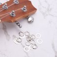thumbnail image 5 of Uxcell Guitar Nuts and Washers 3/8" Guitar Input Output Jack Socket Nuts Copper for Guitar Bass 3 Set, 5 of 5