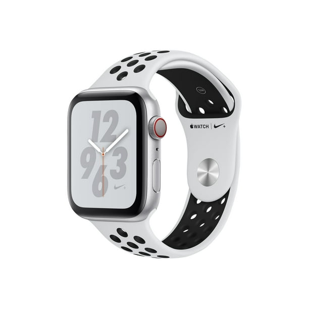 Apple Watch Nike+ Series 4 40mm GPS and Cellular Silver Aluminum Pure  Platinum Black Nike Sport MTV92LL/A