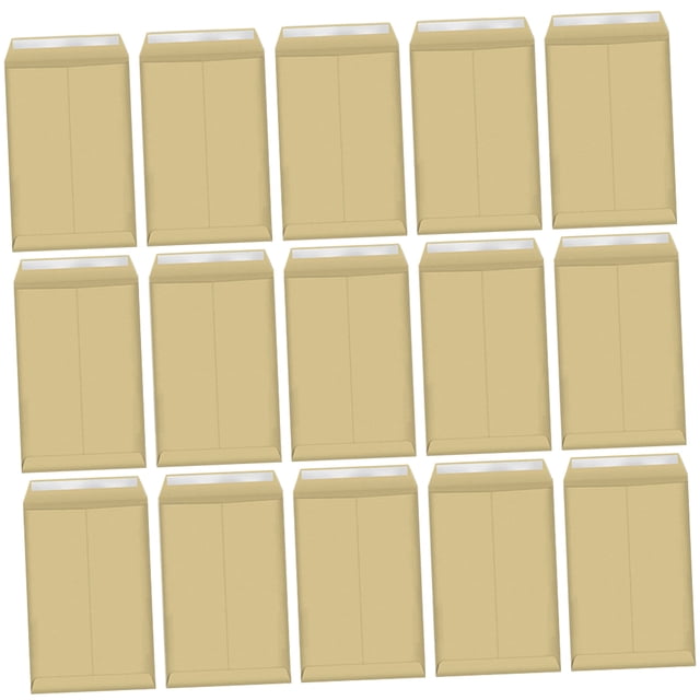 OULII 25Ud Envelopes De Papel Kraft Autoadhesivos Para Almacenaje De Documentos Oficiales